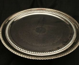 Tray 18 by 23 Silver plate  $12.00