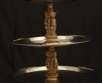 Gold Trim 3 tier $20.00