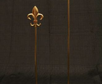 Fleur De Lis Card Holder Tall $4.50
