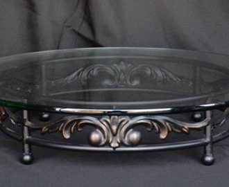 Iron Glass Round $30.00