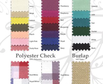 Swatch-Checker Burlap Twill